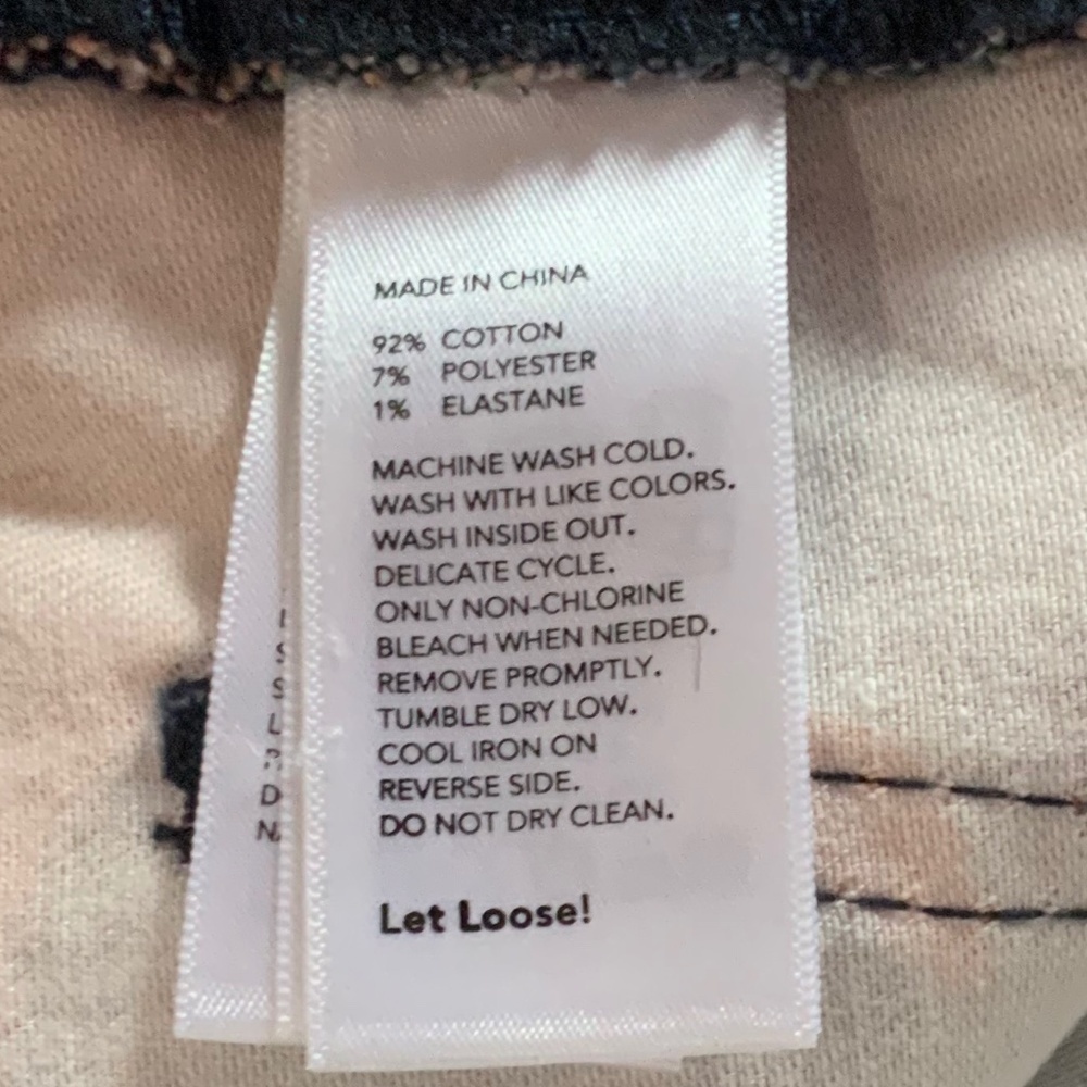 Kate Spade Saturday Hot Lava Skinny Watercolor Denim Size 29 - Picture 9 of 10